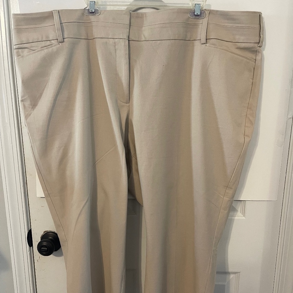 Lane Bryant Allie Pant, Khaki/Tan/Beige